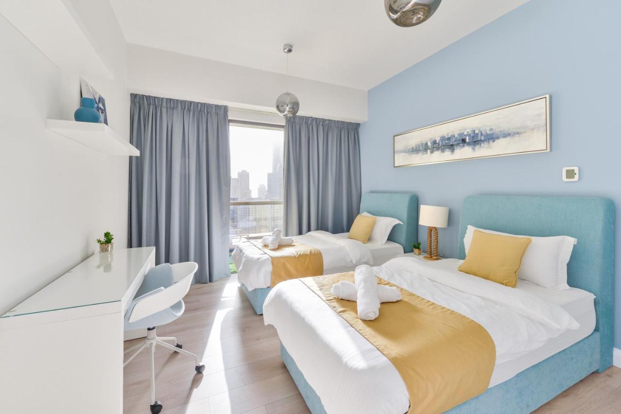 Luxury Jbr - Marina View - 5* Beach Resorts Access Dubai Bagian luar foto