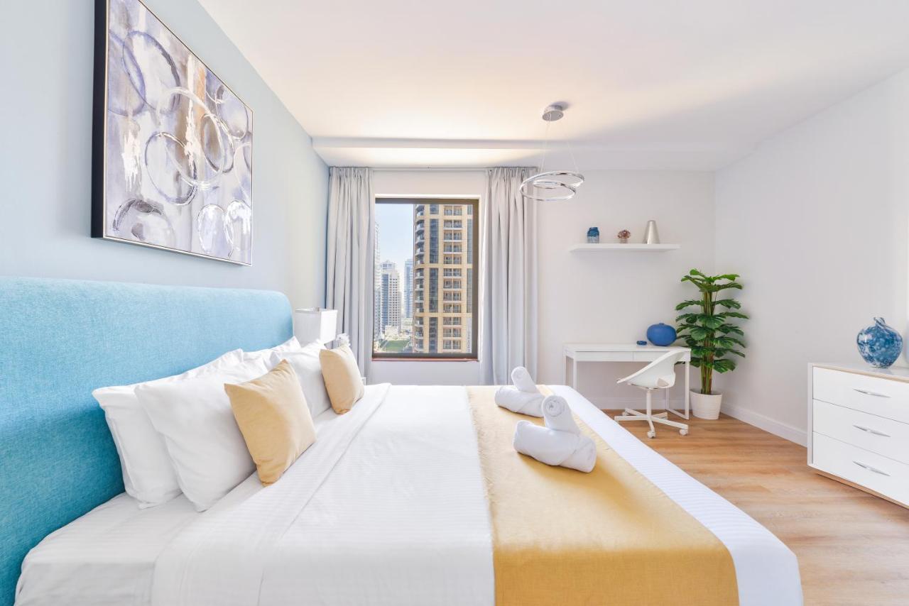 Luxury Jbr - Marina View - 5* Beach Resorts Access Dubai Bagian luar foto