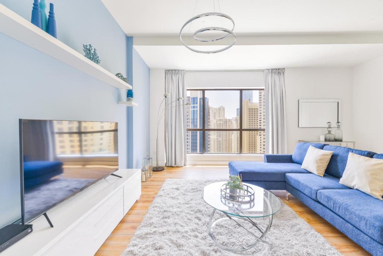 Luxury Jbr - Marina View - 5* Beach Resorts Access Dubai Bagian luar foto