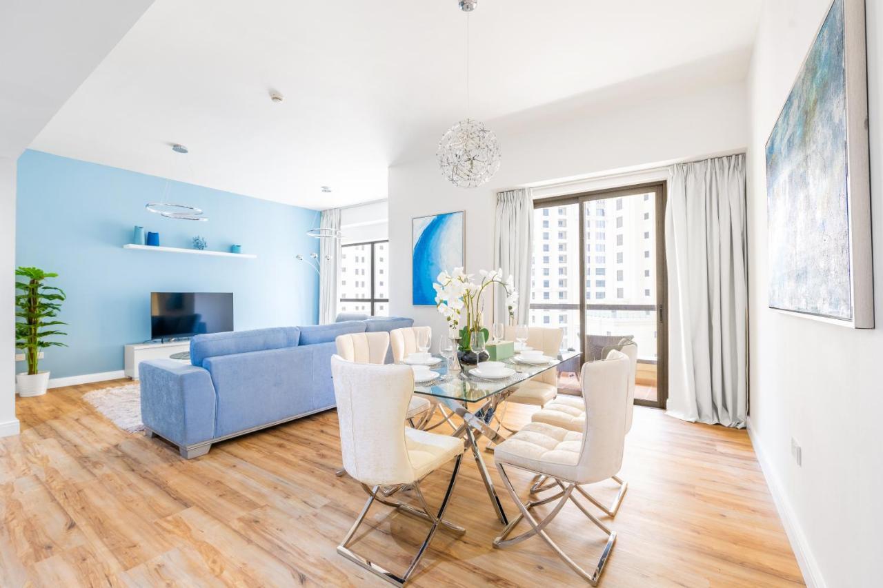 Luxury Jbr - Marina View - 5* Beach Resorts Access Dubai Bagian luar foto