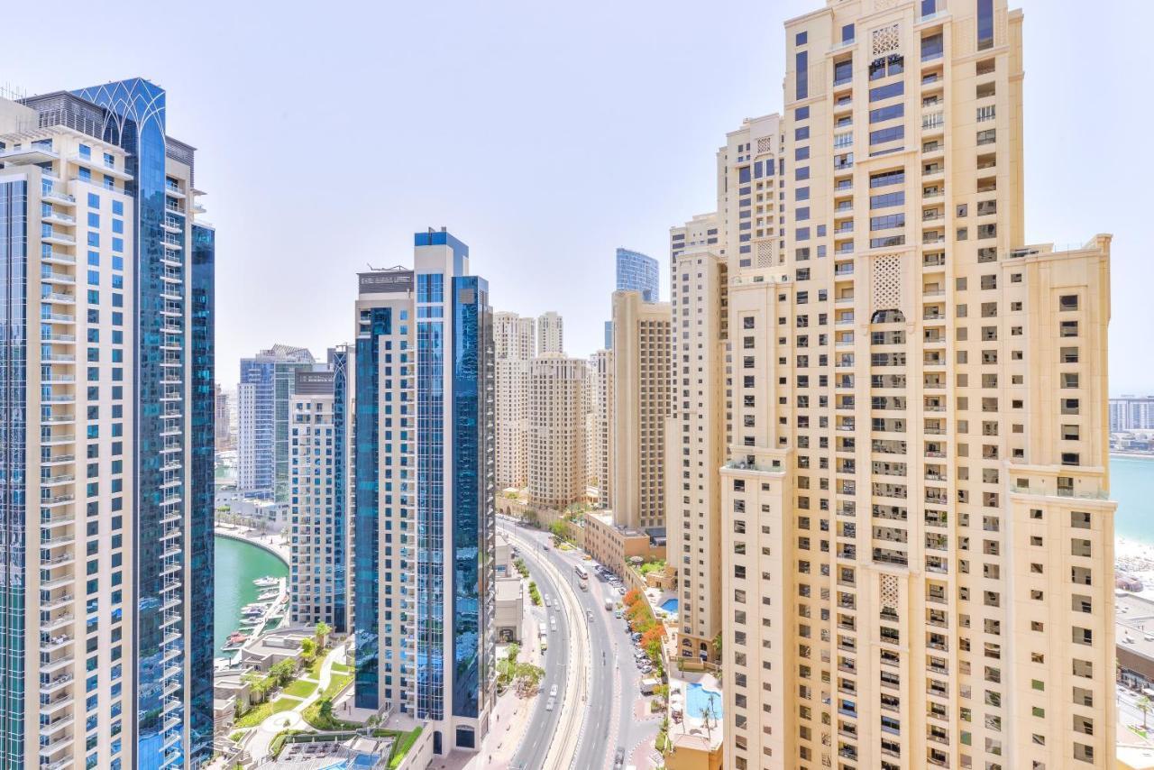 Luxury Jbr - Marina View - 5* Beach Resorts Access Dubai Bagian luar foto