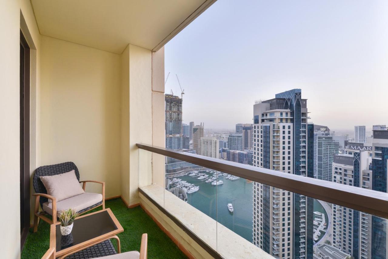 Luxury Jbr - Marina View - 5* Beach Resorts Access Dubai Bagian luar foto