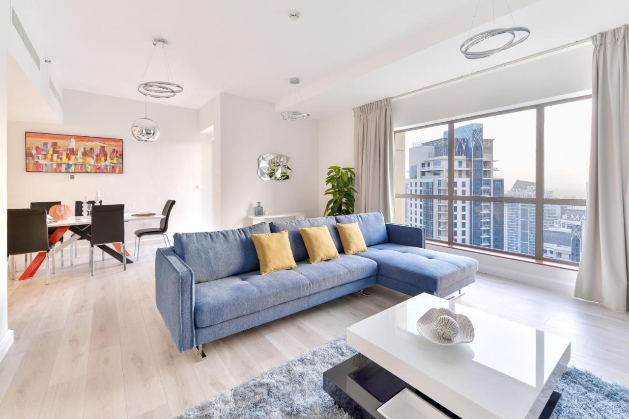 Luxury Jbr - Marina View - 5* Beach Resorts Access Dubai Bagian luar foto
