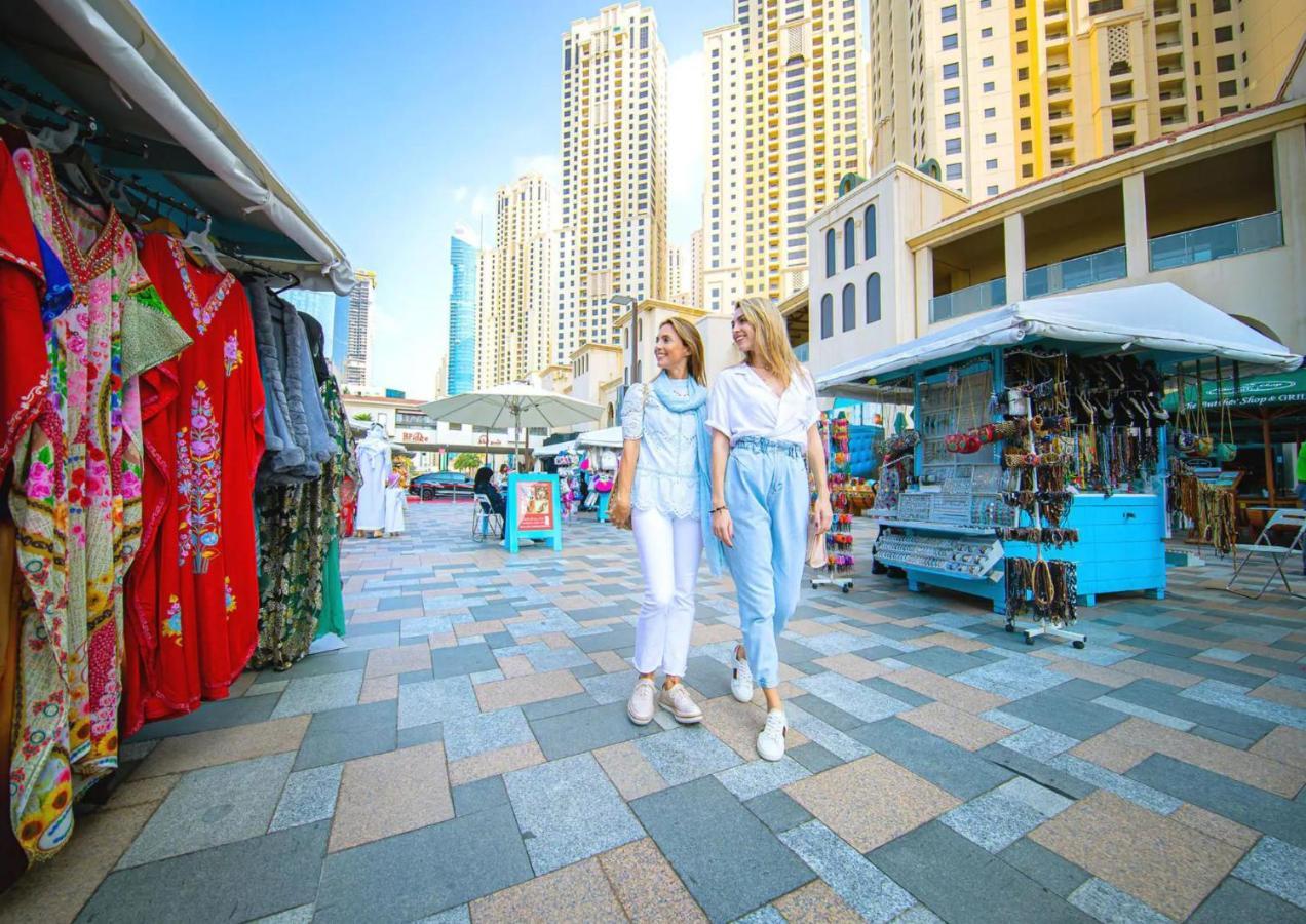Luxury Jbr - Marina View - 5* Beach Resorts Access Dubai Bagian luar foto